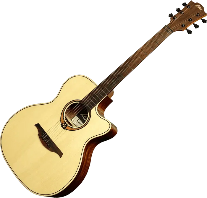 LAG Guitare Acoustique Tramontane 88 Auditorium Cutaway A/E