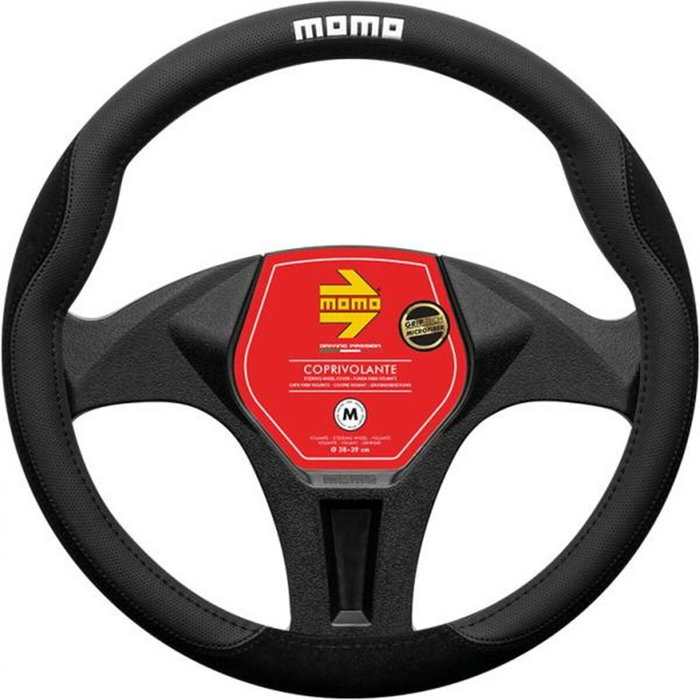 Momo Housse de volant Comfort Microfibre Noir 38-39 cm Momo Housse de volant Comfort Microfibre Noir 38-39 cm