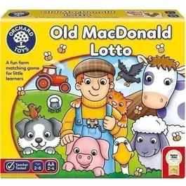 Orchard Old MacDonald Lotto - Jeu de Mémoire et de Correspondance Éducatif pour Enfants - Jeu de Société Familial