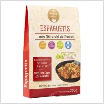 The Konjac Shop Spaghettis de Konjac 200g - Vegan, Sans Gluten The Konjac Shop Spaghettis de Konjac 200g - Vegan, Sans Gluten