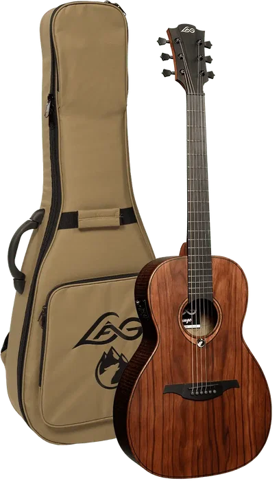 LAG Guitare Électroacoustique Folk Parlor Sauvage Lag Taille Fine