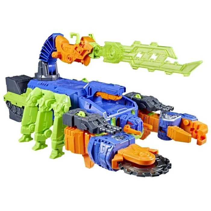 Hasbro Transformers CYBERWORLD - Figurine robot Transformers Scorponok Pack de Combat convertible 51 cm avec lumières et sons - Jouet enfants dès 6 ans Hasbro Transformers CYBERWORLD - Figurine robot Transformers Scorponok Pack de Combat convertible 51 cm avec lumières et sons - Jouet enfants dès 6 ans