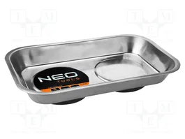 NEO TOOLS Récipient avec aimant en acier inoxydable 245x145mm