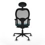 Piqueras y Crespo Chaise de Bureau Jorquera 2D036G1 Turquoise
