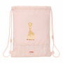 Sac à dos serré par des ficelles Sophie la Girafe 26 x 34 x 1 cm