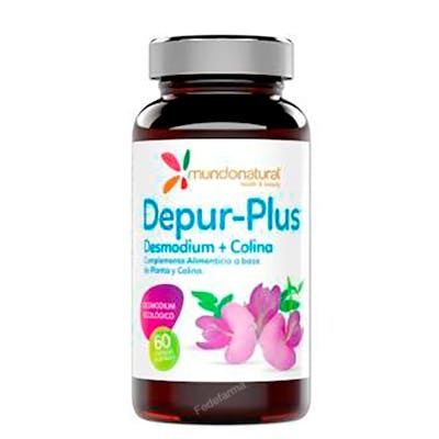 Mundonatural Depurplus Desmodium 60 Capsules Eco - Extrait de Desmodium et Coline pour la fonction hépatique, Métabolisme des lipides Mundonatural Depurplus Desmodium 60 Capsules Eco - Extrait de Desmodium et Coline pour la fonction hépatique, Métabolisme des lipides