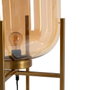 BigBuy Home Lampe de bureau Doré Métal Verre