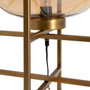 BigBuy Home Lampe de bureau Doré Métal Verre