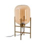 BigBuy Home Lampe de bureau Doré Métal Verre