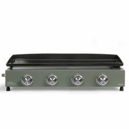 Livoo DOC325 Plancha à gaz 4 brûleurs - Vert / Noir