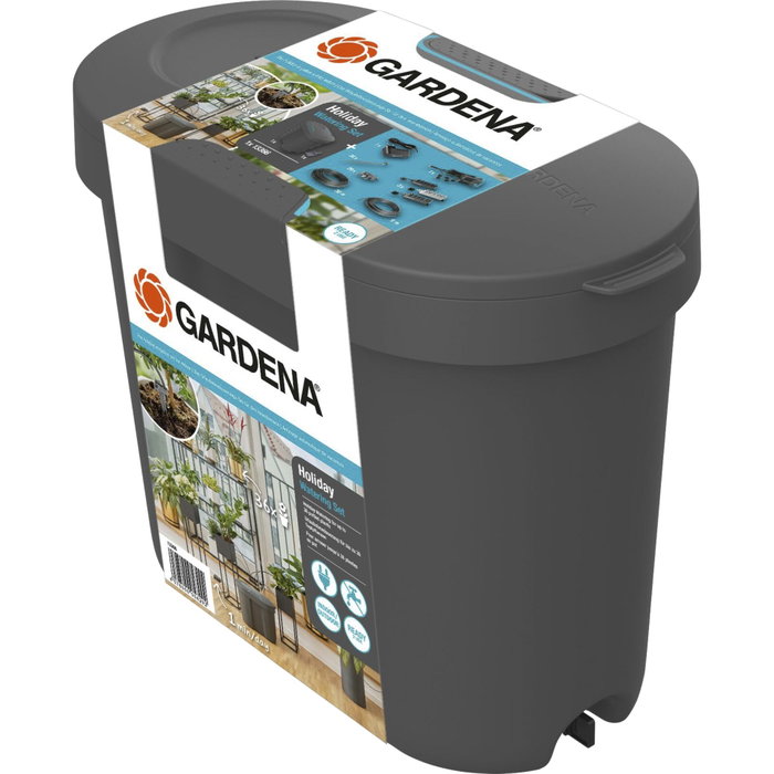 GARDENA Kit d'arrosage automatique de vacances avec réserve d'eau