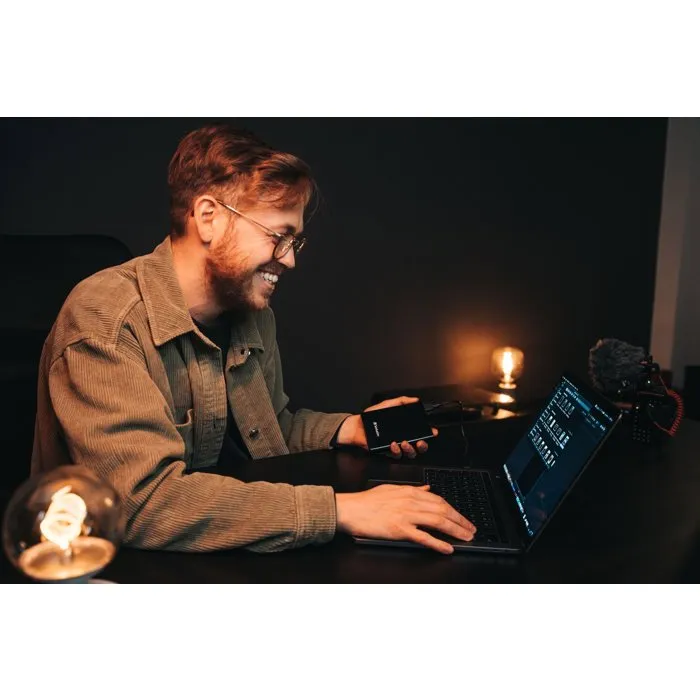 Verbatim Store 'n' Go Slim - Disque SSD externe portable 512 Go - USB 3.2 Gen 1 - Interface USB-C - Noir