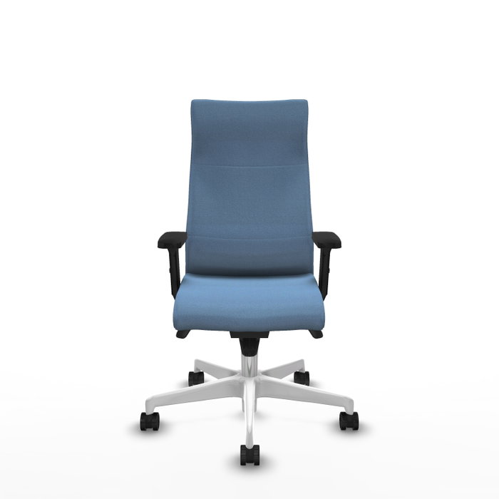 Piqueras Y Crespo Fauteuil Albacete Bleu Ciel avec mécanisme synchrone et accoudoirs 2D