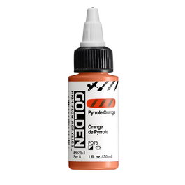 Golden Peinture acrylique High Flow Naranja Pyrrole 30 ml