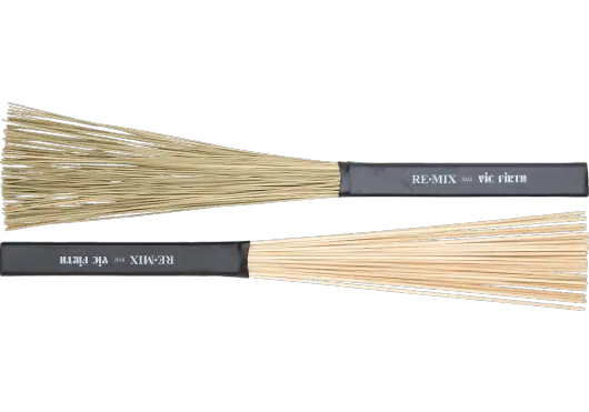 VICFIRTH Escobillas RE-MIX Combo - African Grass & Abedul VICFIRTH Escobillas RE-MIX Combo - African Grass & Abedul