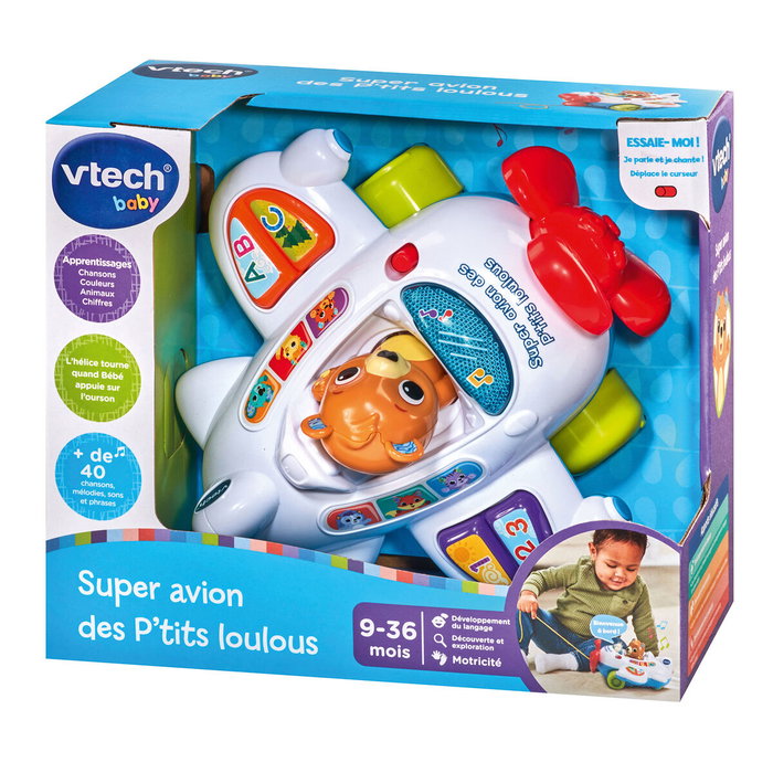 Vtech Baby Super Avion des P'tits Loulous Vtech Baby Super Avion des P'tits Loulous