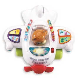 VTech Baby Super Avion Des P'Tits Loulous, Jouet Éducatif et Musical avec Sons, Lumières et Boutons pour Bébés et Enfants