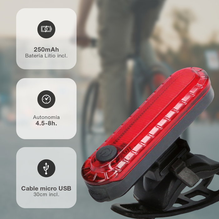 GSC Evolution Set de lumières de vélo LED rechargeable USB GSC Evolution Set de lumières de vélo LED rechargeable USB