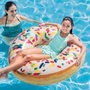 Intex - Flotteur Bouée Donut Blanc avec Motif Bonbons - 99x25 cm - Âge recommandé : 9 ans et plus - PVC
