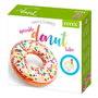 Intex - Flotteur Bouée Donut Blanc avec Motif Bonbons - 99x25 cm - Âge recommandé : 9 ans et plus - PVC