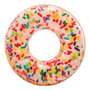 Intex - Flotteur Bouée Donut Blanc avec Motif Bonbons - 99x25 cm - Âge recommandé : 9 ans et plus - PVC