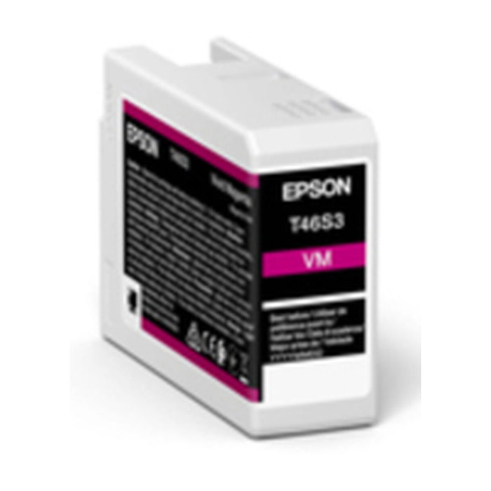 Epson T46S3 Cartouche d'encre Magenta vif 25 ml pour SureColor SC-P700 Epson T46S3 Cartouche d'encre Magenta vif 25 ml pour SureColor SC-P700
