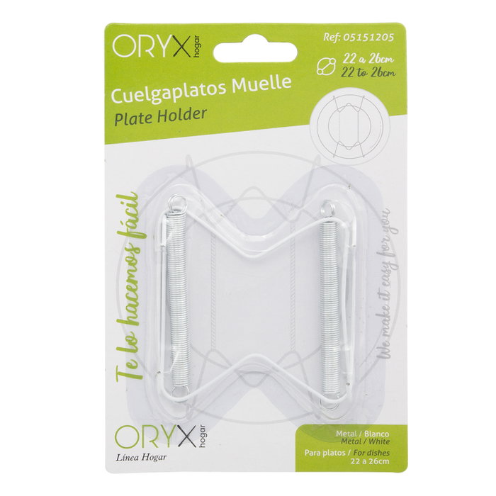 ORYX Support à ressort pour assiettes de 22 à 26 cm