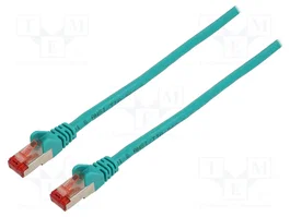 GOOBAY Cordon de raccordement S/FTP Cat 6 RJ45 1m vert