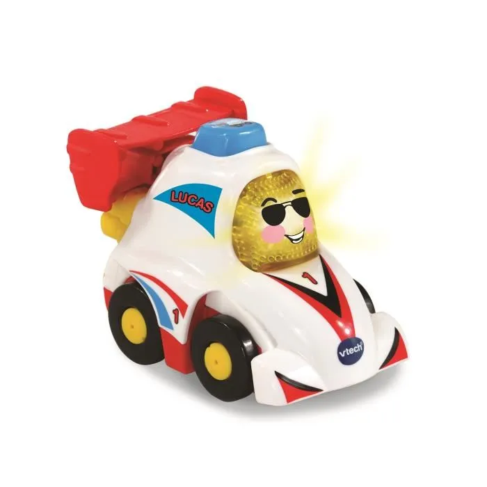 VTech - Véhicule éducatif et musical Tut Tut Bolides, jouet lumineux pour bébé dès 12 mois, compatible Zones Magiques