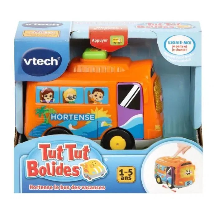 VTech - Véhicule éducatif et musical Tut Tut Bolides, jouet lumineux pour bébé dès 12 mois, compatible Zones Magiques