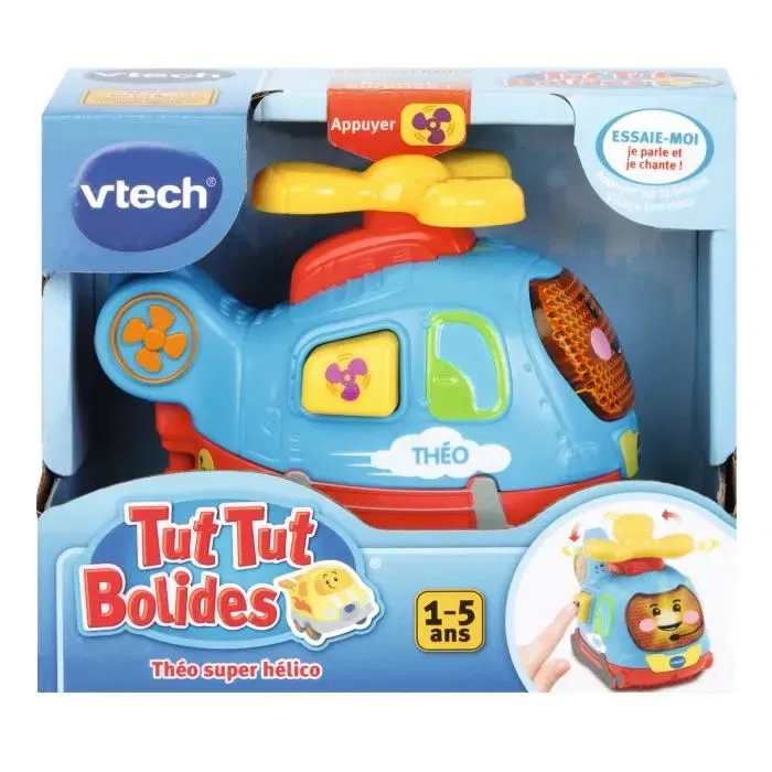 VTech - Véhicule éducatif et musical Tut Tut Bolides, jouet lumineux pour bébé dès 12 mois, compatible Zones Magiques