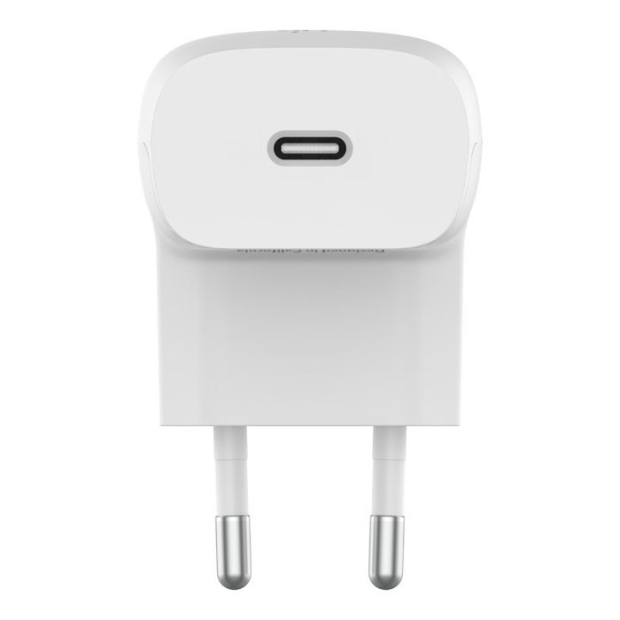 Belkin Wca006 Vf1Mwh Chargeur USB-C 20W avec Câble Lightning 1m Boost Charge Blanc