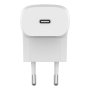 Belkin Wca006 Vf1Mwh Chargeur USB-C 20W avec Câble Lightning 1m Boost Charge Blanc