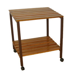 Mesa auxiliar bambu jardin
