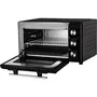 Sencor SEO 2000BK - Mini-four 20 L, 1650 W, Noir, 6 fonctions, cuisson de 70 à 230 °C, minuteur 120 min, double vitrage