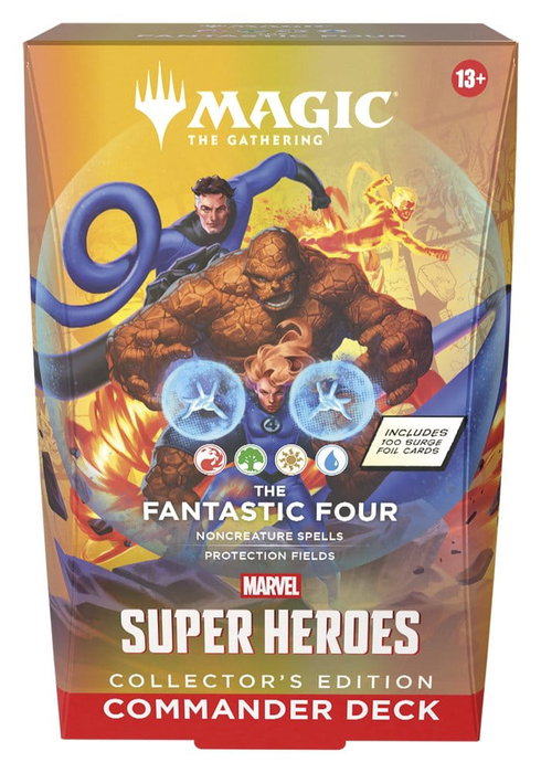Wizards of the Coast Magic the Gathering Marvel Super Heroes Collector's Edition Commander Decks Carton (4) *ANGLAIS*