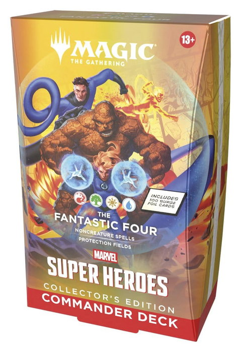 Wizards of the Coast Magic the Gathering Marvel Super Heroes Collector's Edition Commander Decks Carton (4) *ANGLAIS*