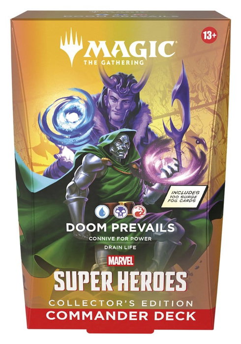 Wizards of the Coast Magic the Gathering Marvel Super Heroes Collector's Edition Commander Decks Carton (4) *ANGLAIS*