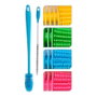 Excellent Houseware Lot de 2 brosses nettoyeuses de bouteilles, couleurs assorties