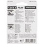 Tesa Ruban adhésif double face transparent 7,5 m x 12 mm (Lot de 2)