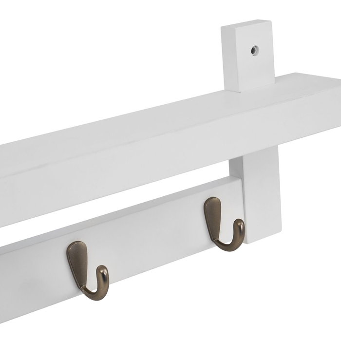 Etagère Blanc Bambou 49 x 12 x 18 cm