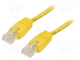 GEMBIRD Câble Ethernet Patch cord U/UTP Cat 5e Jaune 1m