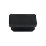 MAURER Contera rectangulaire noire 15x30mm, blister de 4 pièces