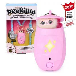Spin Master Peekimo Violet - Animal interactif et accessoire à porter