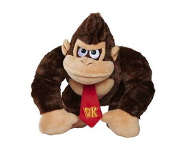 Smoby Peluche Donkey Kong en peluche 30 cm, produit et instructions en espagnol et portugais