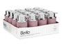 BERILO Distributeur de savon en plastique Rose 420ml