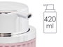 BERILO Distributeur de savon en plastique Rose 420ml