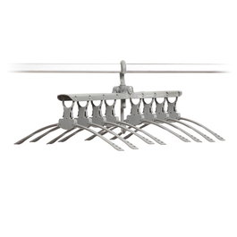 Innovagoods Cintre Multiple 8 en 1 Gris 41x13x52 cm Pliant 360°