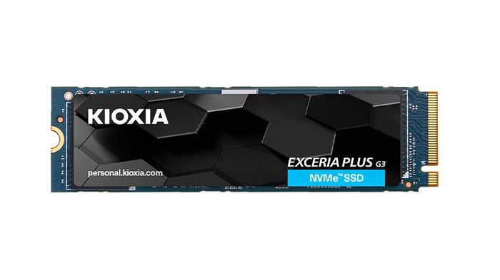 KIOXIA EXCERIA PLUS G3 SSD NVMe M.2 1 To - PCI Express 4.0, Vitesse de lecture jusqu'à 5000 Mo/s, Modèle 2280, BiCS FLASH TLC