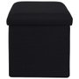 Home Deco Factory Pouf Plegable Atom Noir